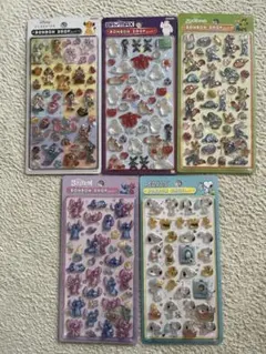 【正規品】ボンボンドロップシール ディズニー6点セット