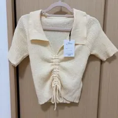 GRL ドロストリボンニットトップス [gn269]