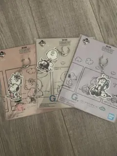 【シナプ様 専用出品】一番くじPEANUTSSNOOPY G賞コミックチャーム3