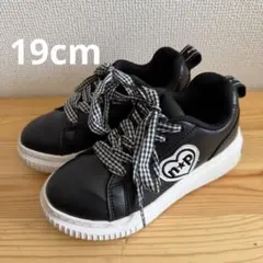 ニコプチスクール　スニーカー　19cm ブラックのサムネイル