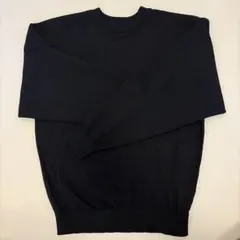 UNIQLO U クルーネックワイドスリーブセーター ブラック Mサイズ