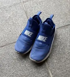 NIKE キッズ スリッポン Flex Runner 4 ブルー