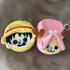 ワンピース チョッパー &ルフィ　ポーチ 2個セット
