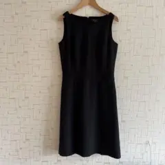 Krone ブラック ひざ丈ワンピース 9号