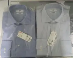 【新品・未開封】ユニクロ　スーパーノンアイロンスリムシャツ Mサイズ 2枚セット