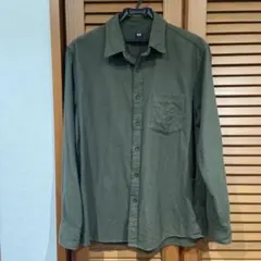 ユニクロ　フランネルシャツ　メンズ　Lサイズ　UNIQLO