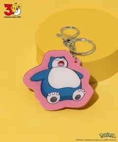 【新品】3COINS ポケモン30周年 アクリルキーホルダー カビゴン