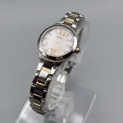 【稼働品】SEIKO ティセ ソーラー 10Pダイヤ V111-0CC0 腕時計のサムネイル