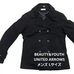 BEAUTY&YOUTH UNITED ARROWSメンズ ピーコート ブラックのサムネイル
