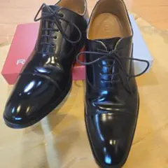 REGAL ブラック レザー ビジネスシューズ　ひも靴　25.5
