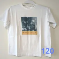 【新品未使用】120　BREEZE ホワイト Tシャツ 涼しい　スズシー