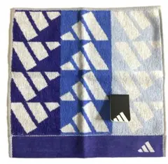 【adidas】アディダス タオルハンカチ ミニタオル ブルー系 マルチカラーのサムネイル