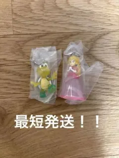 スーパーマリオ　めじるしアクセサリー2 ノコノコ　ピーチ　2点セット