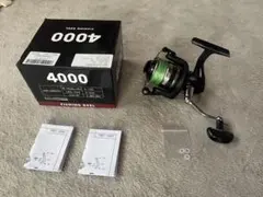 スピニングリール 4000 未使用 PEライン付きのサムネイル