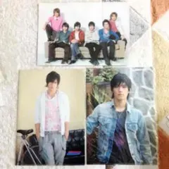 NEWS pacific 公式 ファイル 山下智久 錦戸亮 全員 ３枚set