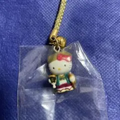 希少　根付　ご当地ハローキティー　茨城限定　ストラップ　水戸黄門