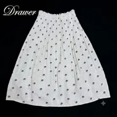 極美品 定価15万 Drawer フラワージャガードスカート 飯豊まりえさん着用のサムネイル
