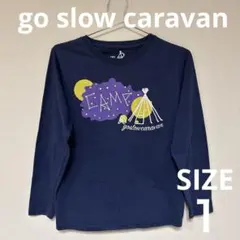 【匿名配送】 go slow caravan ロング ロゴ Tシャツ サイズ１
