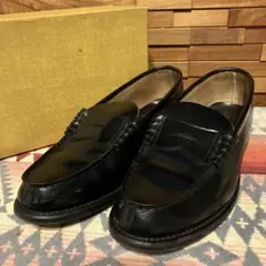 REGAL ブラック レザー ローファー 26EE