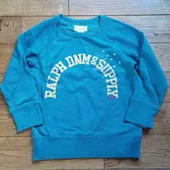 Ralph DNM & Supply 裏起毛七分袖トレーナー