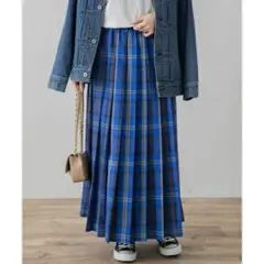 URBAN RESEARCH Sonny Label チェックプリーツイージース