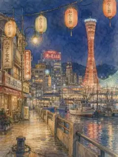 ◇真作保証 幻の画家 赤坂一郎 究極のリアリズム『東京たそがれ』 F8