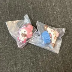 マイメロ　シナモンロール　ミニフィギュア