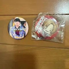 ゴールデンボンバー 缶バッジ