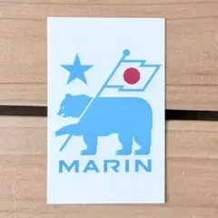 【新品未使用】MARIN BIKES マリンバイク 日の丸ベア ステッカー