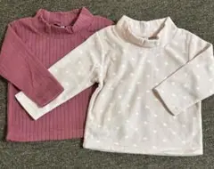 フリース　トップス　秋冬　80