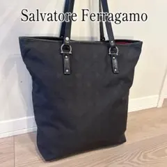 Salvatore Ferragamo ガンチーニ シルバー金具 トートバッグ