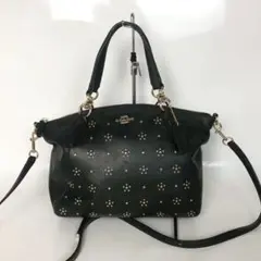 COACH コーチ 2way ハンドバッグ ブラック レディース ブランド