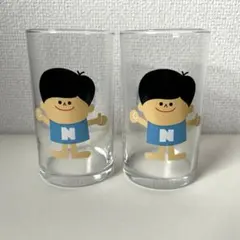 パナソニック100周年記念グラス ナショナル坊や レトロ 非売品 2個セットのサムネイル