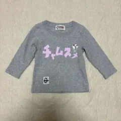 美品　チャムス　90cm 長袖カットソー　ロンT Tシャツ　チャムスメ　女の子のサムネイル