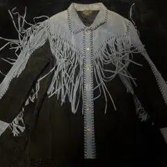 海外買い付け　ビンテージ　フリンジ　レザー　ジャケット