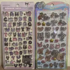 ボンボンドロップシール　もじ　クロミ　うるちゅるポップシール　エンジェルブルー