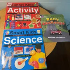英語の本3冊　Smart Kids Activity & Scienceなど