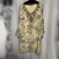 グレースコンチネンタル シルクワンピース