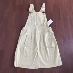 petit main 新品未使用前ポケットサロペットスカート　130