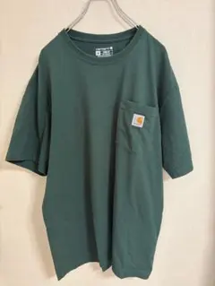 Carhartt K87 ポケットTシャツ グリーン M