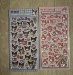 ボンボンドロップシール　サンリオ　第二弾　マイメロ　クロミ　正規品　2枚セット