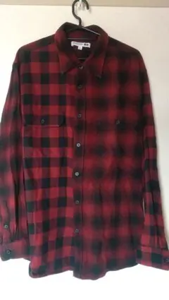 オンブレチェックシャツ シャツ