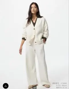 ユニクロ♡ウォームフリースストレートパンツ　S