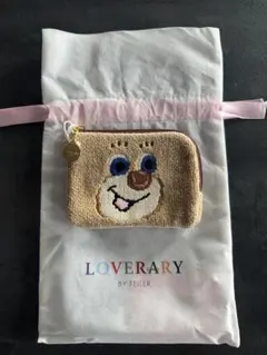 新品 LOVERARY BY FEILER ドアップテディL字ポーチのサムネイル