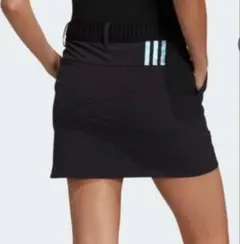 adidas ブラック ゴルフスカートS