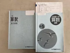 早稲田アカデミー　小5 算数 夏の課題　上位校への算数　セット