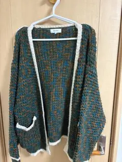 MONO-MART カーディガン 青・茶・緑