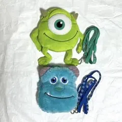 モンスターズインク　サリー　マイク　パスケース　ディズニー　セット