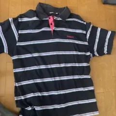 Element ストライプポロシャツ Lサイズ