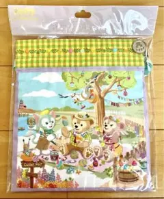TDSディズニーシー　ダッフィー巾着　チャーム付き
